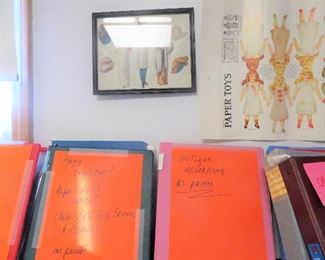 EXTRAORDINARY SELECTION OF PAPER DOLLS, GREETING CARDS, ALL VINTAGE AND IN EXCELLENT CONDITION