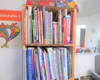 BOOKS YES WE ARE FORTUNATE TO HAVE SO MANY INCREDIBLE BOOKS, FROM POP UP TO GOLDEN TO HOW TO TO COMICS.