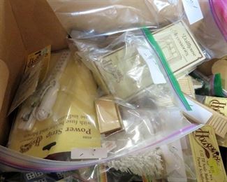 4 LARGE BOXES OF VINTAGE DOLL HOUSE FURNITURE, IDEAL, PRINCESS PATTIE, RENWAL,