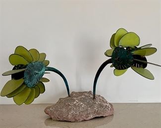 Item 36:  Flower petal sculpture (there are a couple of petals loose): $65