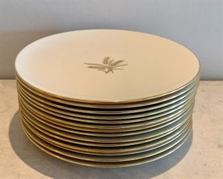Item 84:  We have a giant set of Lenox Wheat! $165                     14 dinner plates, 16 bread & butter plates, 9 salad plates, 12 cups & 8 saucers