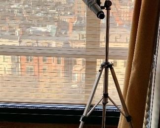 Item 97:  Bushnell Bausch and Lomb Zoom 60 mm telescope: $125