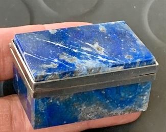 Item 103:  Small Lapis Lazuli Box - 2" x 1": $42