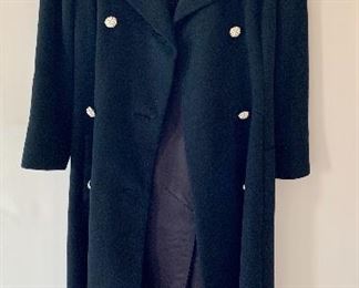 Item 128:  Gertrude Frank Vintage Wool Coat - Brookline - 1960s: $175