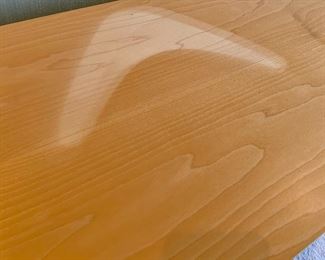 detail- this is the mark the TV stand made!