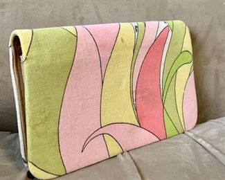 Item 179:  Emilio Pucci Clutch: $125