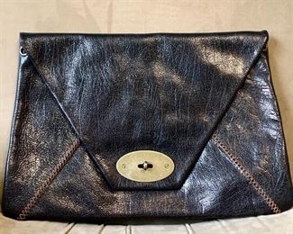Item 185:  Carla Mancini Leather Bag: $55