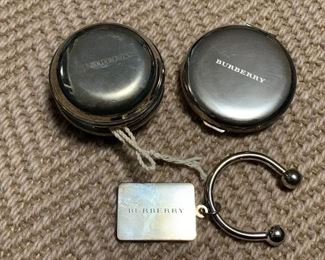 Item 159:  Burberry Keychain, Yoyo and Mirror: $45