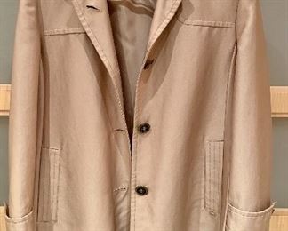Item 132:  St. John Size M, Tan Jacket with zip out interior: $135