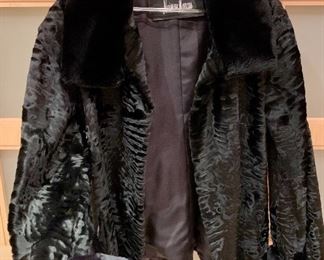 Item 134:  Neiman Marcus Short Jacket - fur? Super Soft! $100