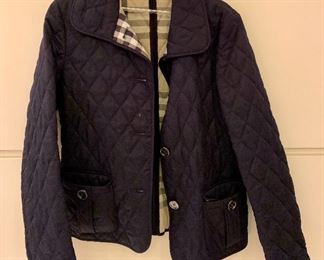 Item 136:  Burberry Brit Size M Quilted Short Jacket: $245