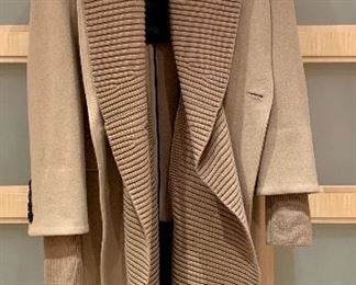 Item 137:  Burberry London Cashmere Coat with Wool Shawl Collar: $345