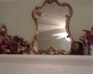 Gold leaf mirror