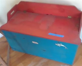 Toy chest, vintage