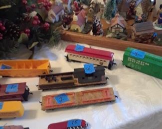 Toy trains and cars