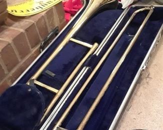 Another view of the Olds trombone