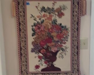 Floral tapestry