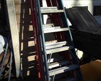 Several ladders