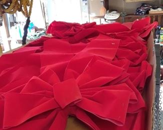 A box full of red bows
