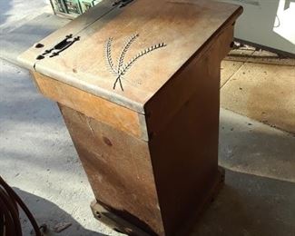 Potato bin, all wood construction