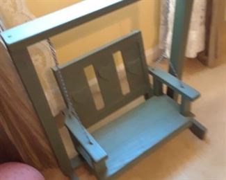 Doll swing set