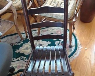 Ladderback rocker
