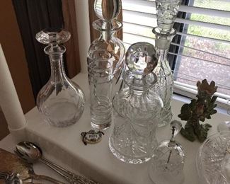 Crystal decanters