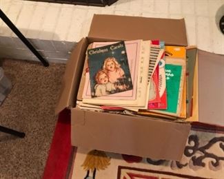 Large selection of music books and sheet music