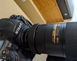 camers and lens Nikon D3, 300mm lens