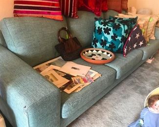 Aqua Turquoise Couch