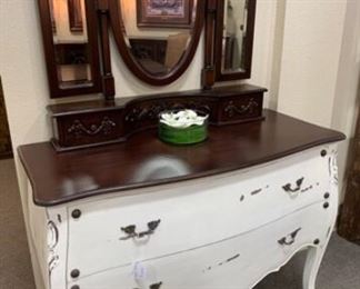SIDEBOARD AND MIRROR