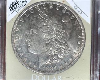1884 0  MORGAN DOLLAR