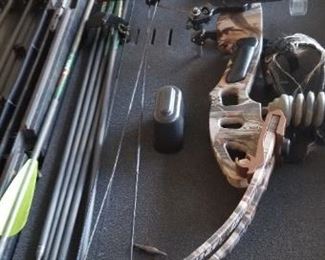 Archer hunting bow with case