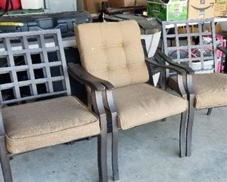 Chairs, total of 4 for outdoor set