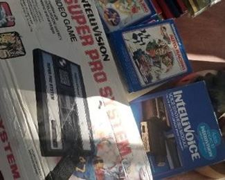 Intellvision,game system,  games and accessories.  Sold as one lot