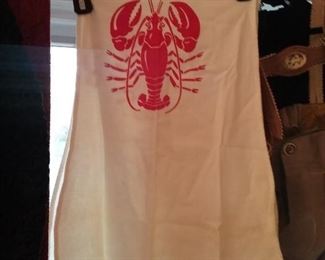 FABRIC LOBSTER APRONS