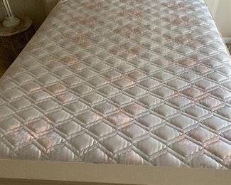 $325~ PAIR OF TWIN BEDS MATTRESS AND BOXSPRINGS AND FRAME ( MAY BE SOLD SEPARATELY )