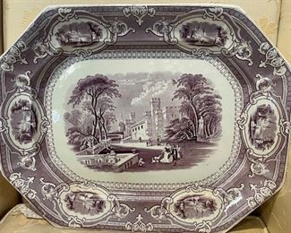 1855 Challinor 'Corinthia' Platter, $450 - Mulberry