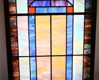 Absolutely Gorgeous Large Stained Glass Window