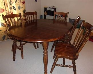 Pine Table, Chairs