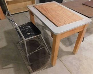Work Table, Chair & Floor Pad