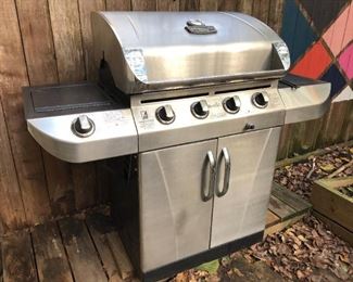 Char-Broil Commercial Series stainless steel 4-burner gas grill