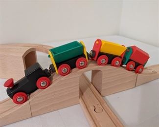 wood train