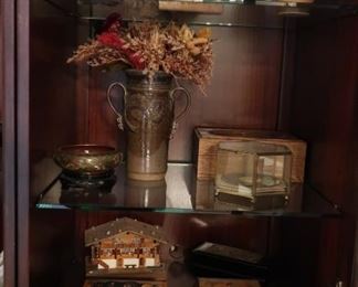 music  boxes  and  wood  decor