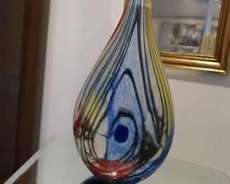 art  glass vase