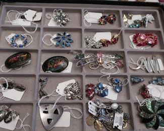 vintage, sterling and other jewelry