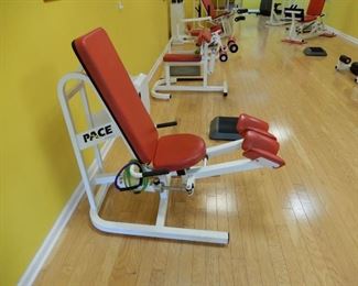 Using short fast movement, the inner and outer thigh machine shows results in as little as one month. The slant of the back support of the machine and the placement of the leg pads, protect the back and upper torso.