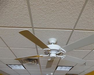 There are 3 - 52" Sea Air - 5 paddle, 3 speed ceiling fans All in beautiful condition