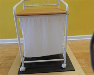 Rolling Hamper - Also available are Sanitized Towels and Micro-towels,