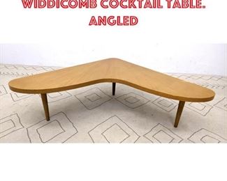 Lot 1006 Modernist Mid Century WIDDICOMB Cocktail Table. Angled 